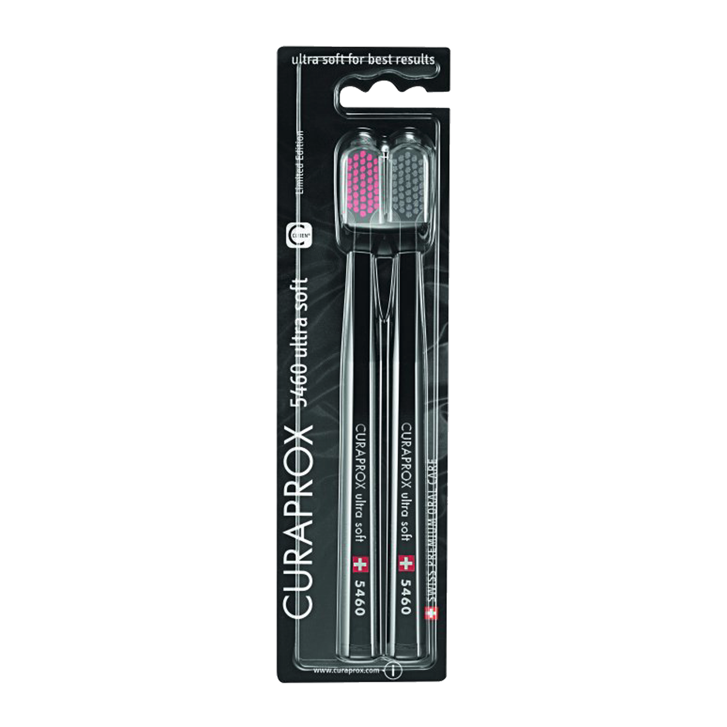 Curaprox Zubní kartáčky 5460 Ultra Soft Black Edition 2 ks 2 ks