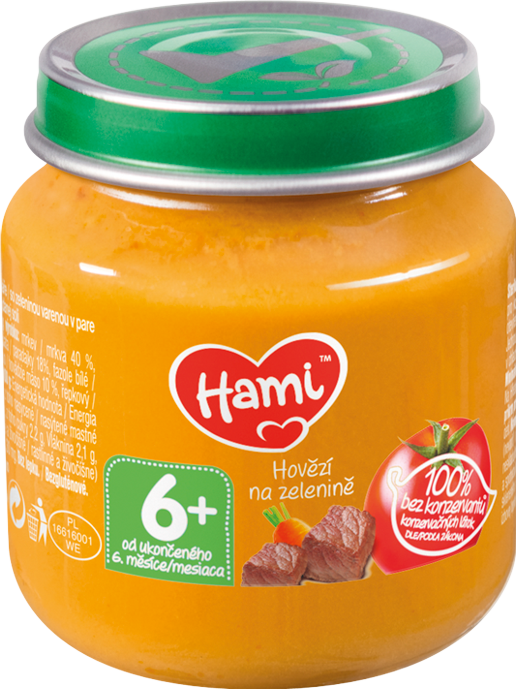 Hami Hovězí na zelenině 125 g