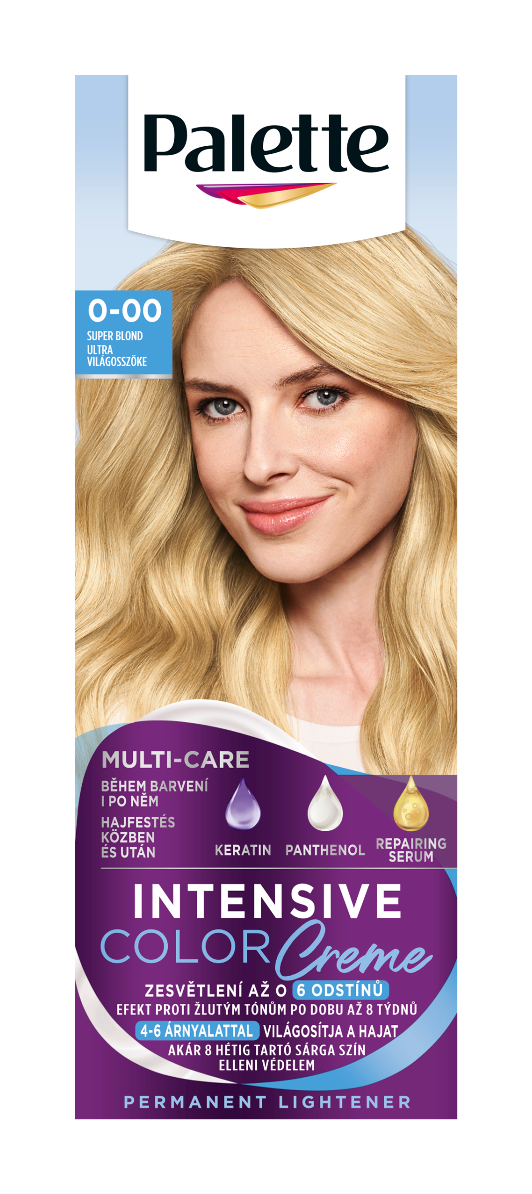 Barva na vlasy Intensive Color Creme super blond 0-00 (E20) 