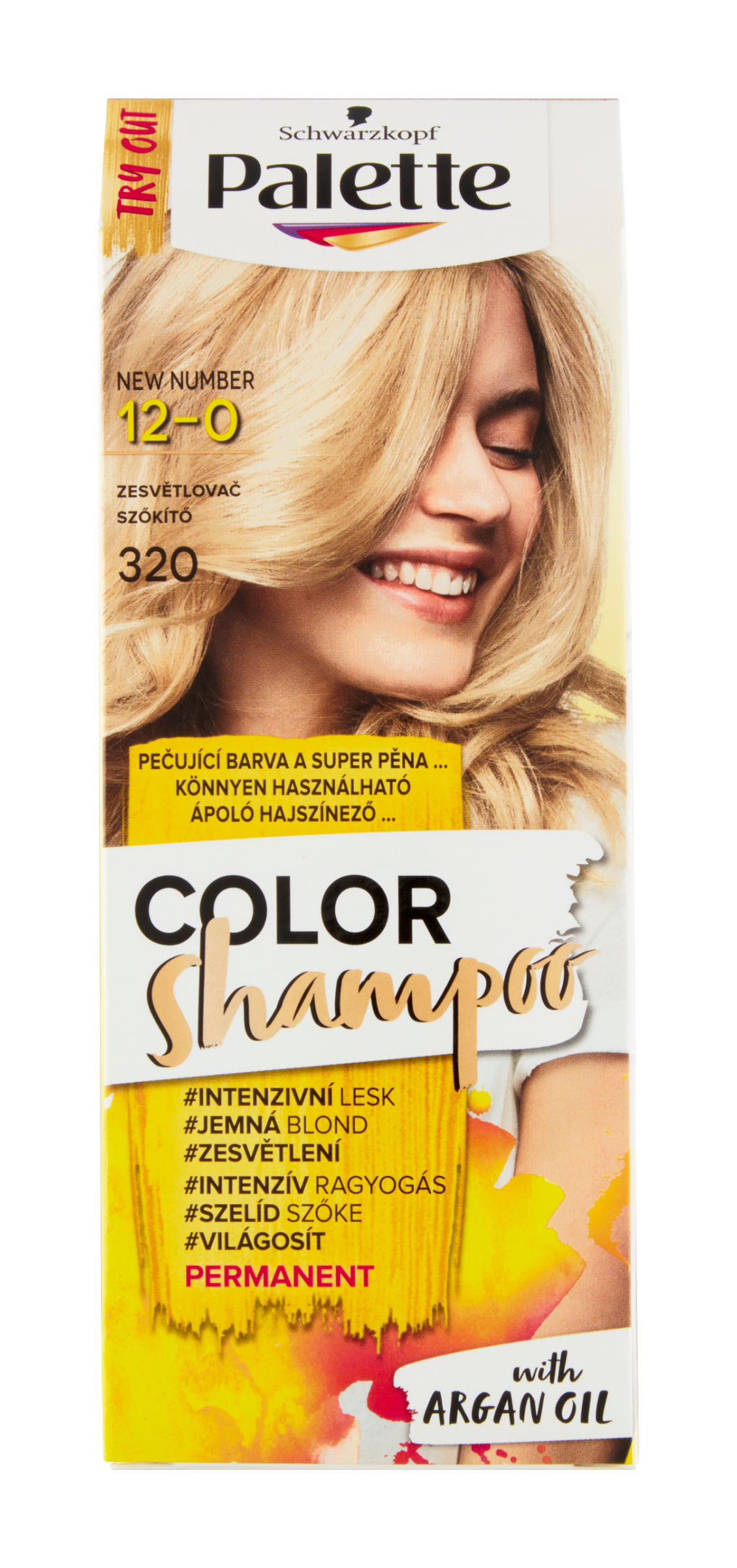 Barva na vlasy Color Shampoo 12-0 (320) zesvětlovač