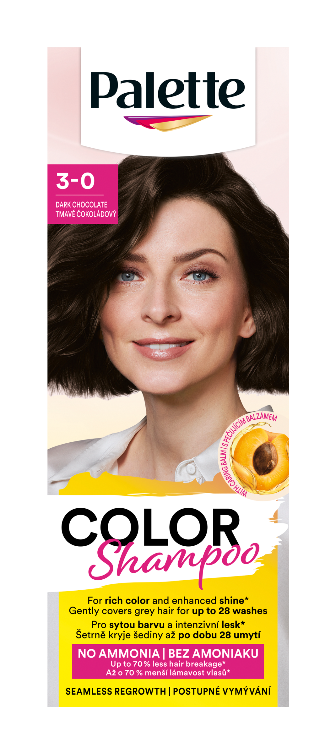 Barva na vlasy Color Shampoo 3-0 tmavě čokoládový