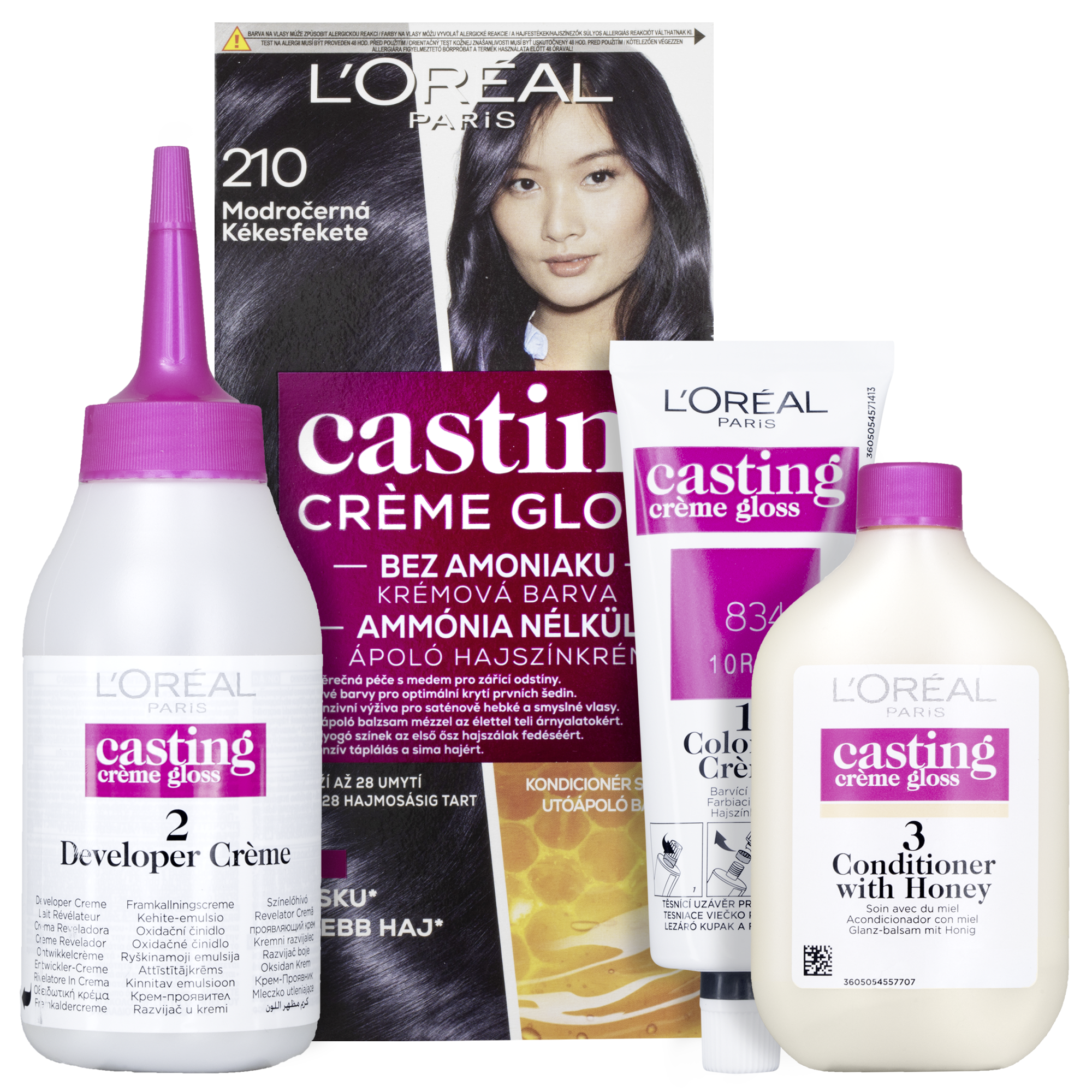 Barva na vlasy Casting Creme Gloss 210 modročerná