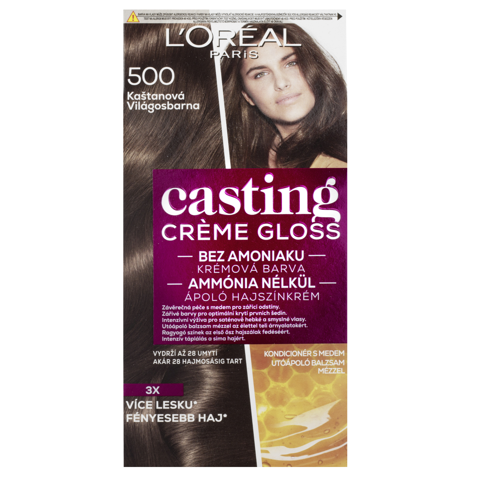 Barva na vlasy Casting Creme Gloss 500 kaštanová