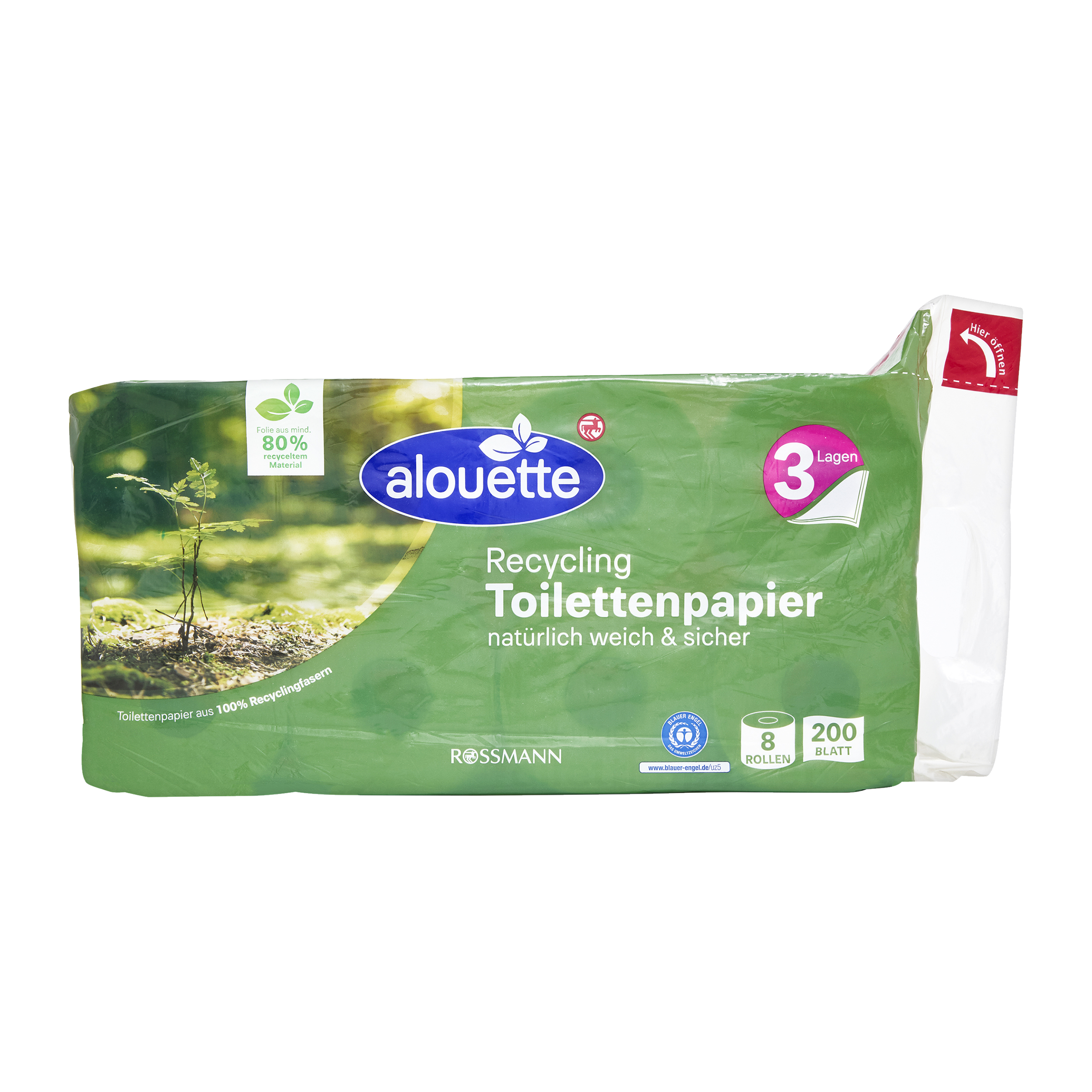 Toaletní papír recyklovaný 3vrstvý