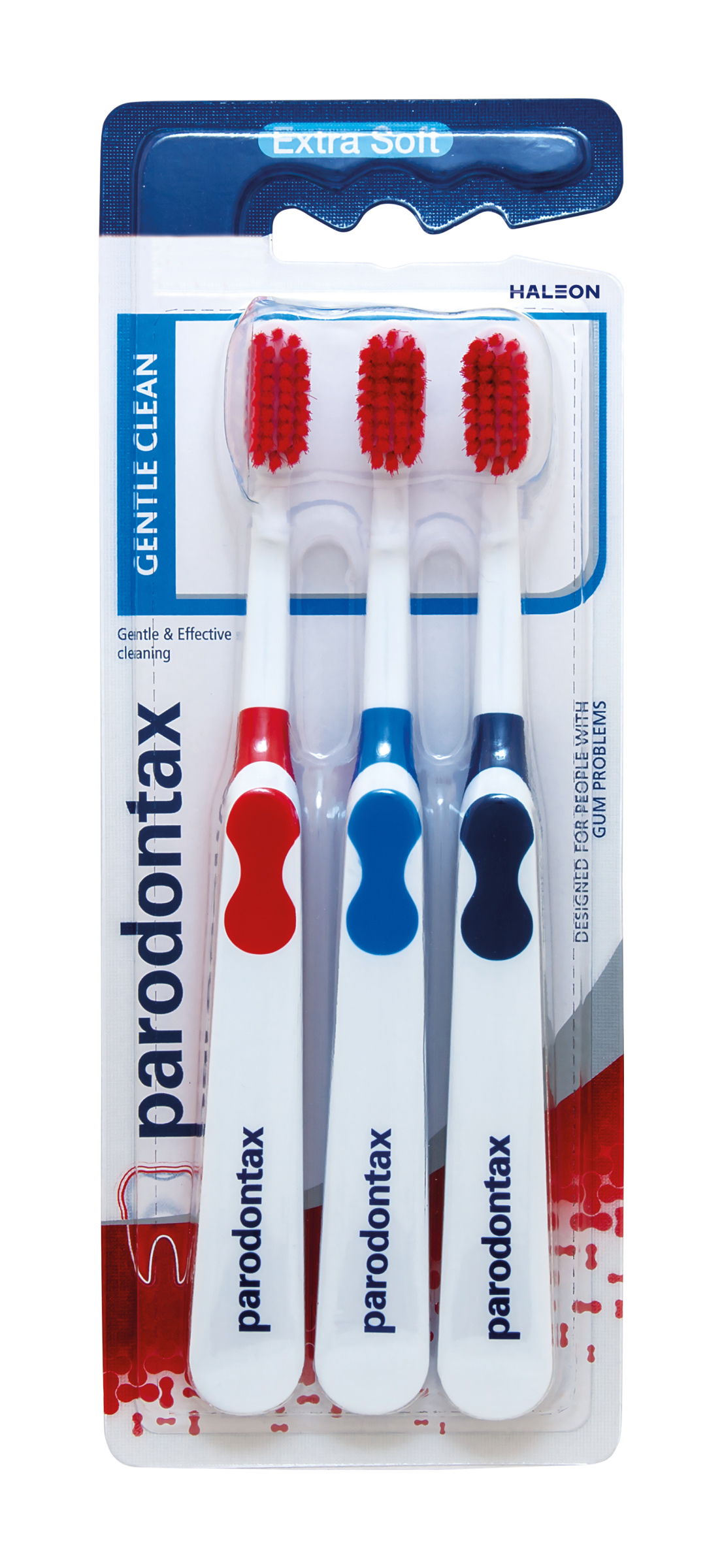 parodontax Zubní kartáčky Gentle Clean Extra soft 3 ks, různé druhy 3 ks