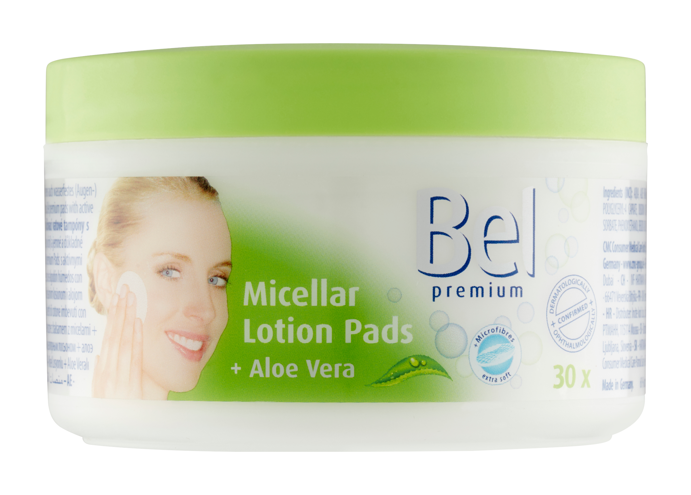 Vlhčené odličovací tampony Aloe Vera Premium