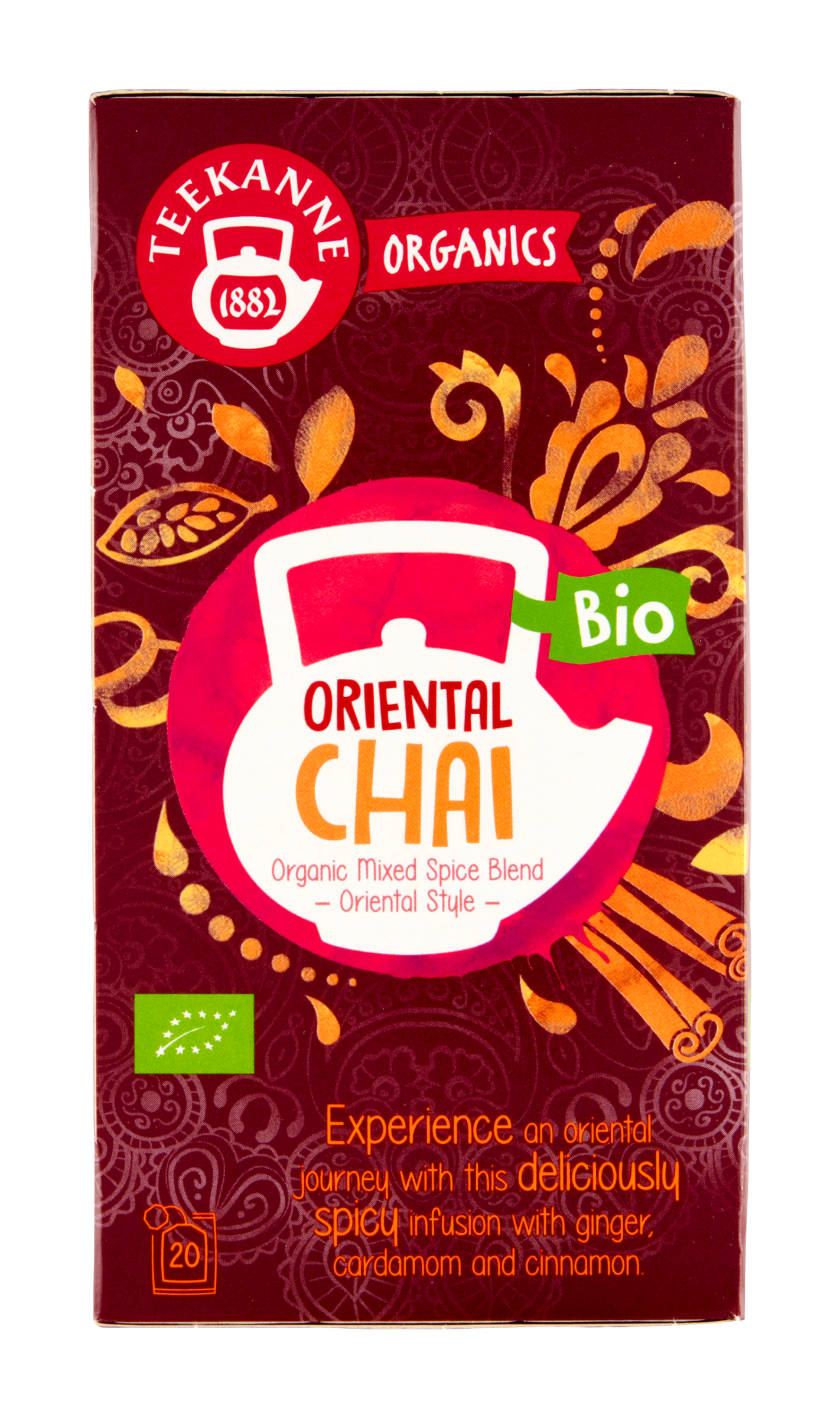 Čaj Organics Oriental Chai, 20 sáčků