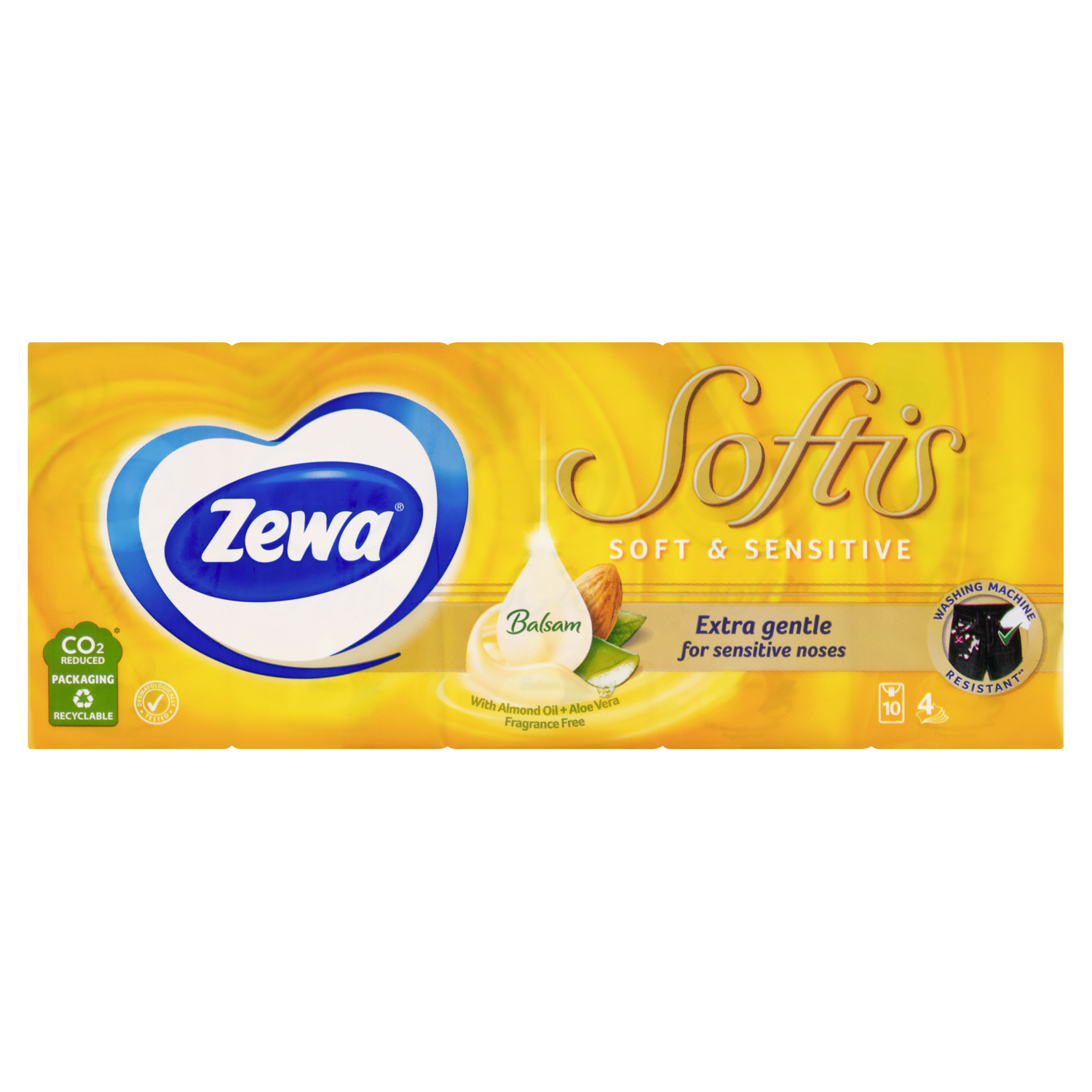 Papírové kapesníčky Softis Soft & Sensitive 4vrstvé