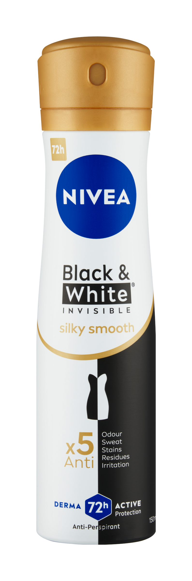 Antiperspirant sprej pro ženy Black & White Invisible Silky Smooth