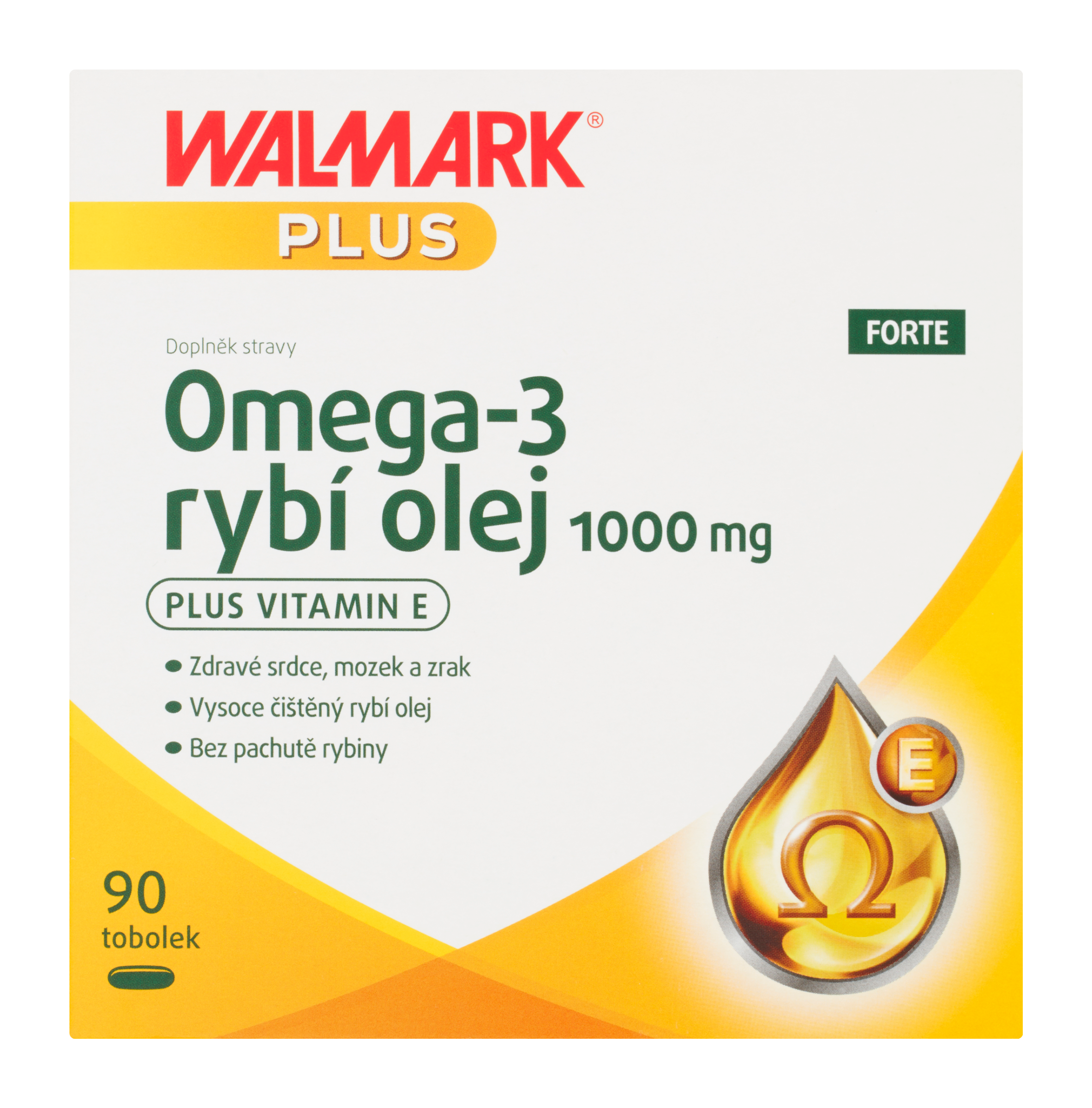 Omega-3 rybí olej Forte 1000 mg, doplněk stravy