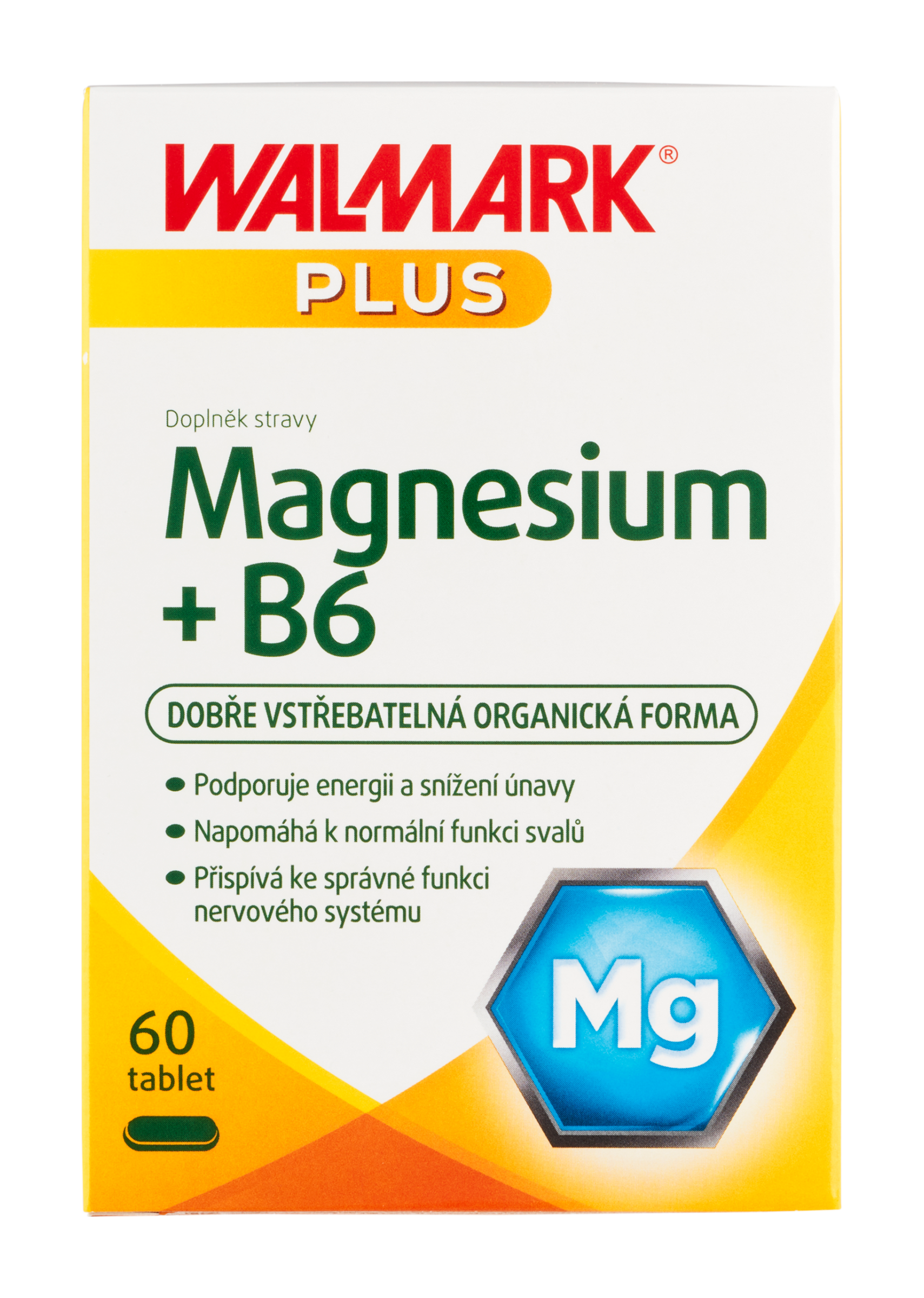 Plus Magnesium + B6,  doplněk stravy