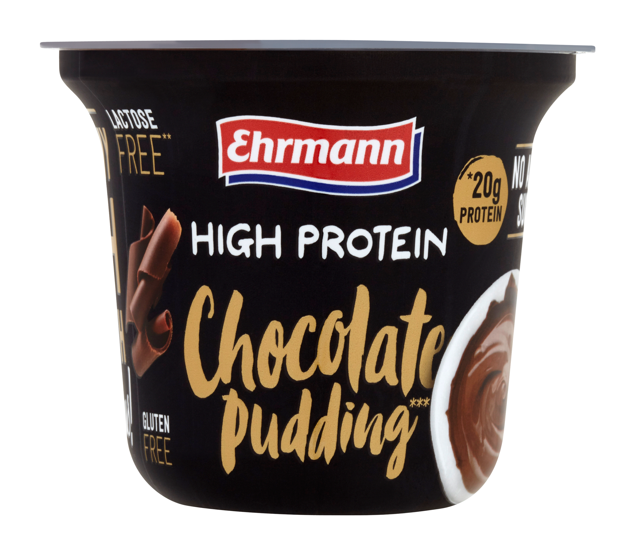 Puding High Protein s příchutí čokolády