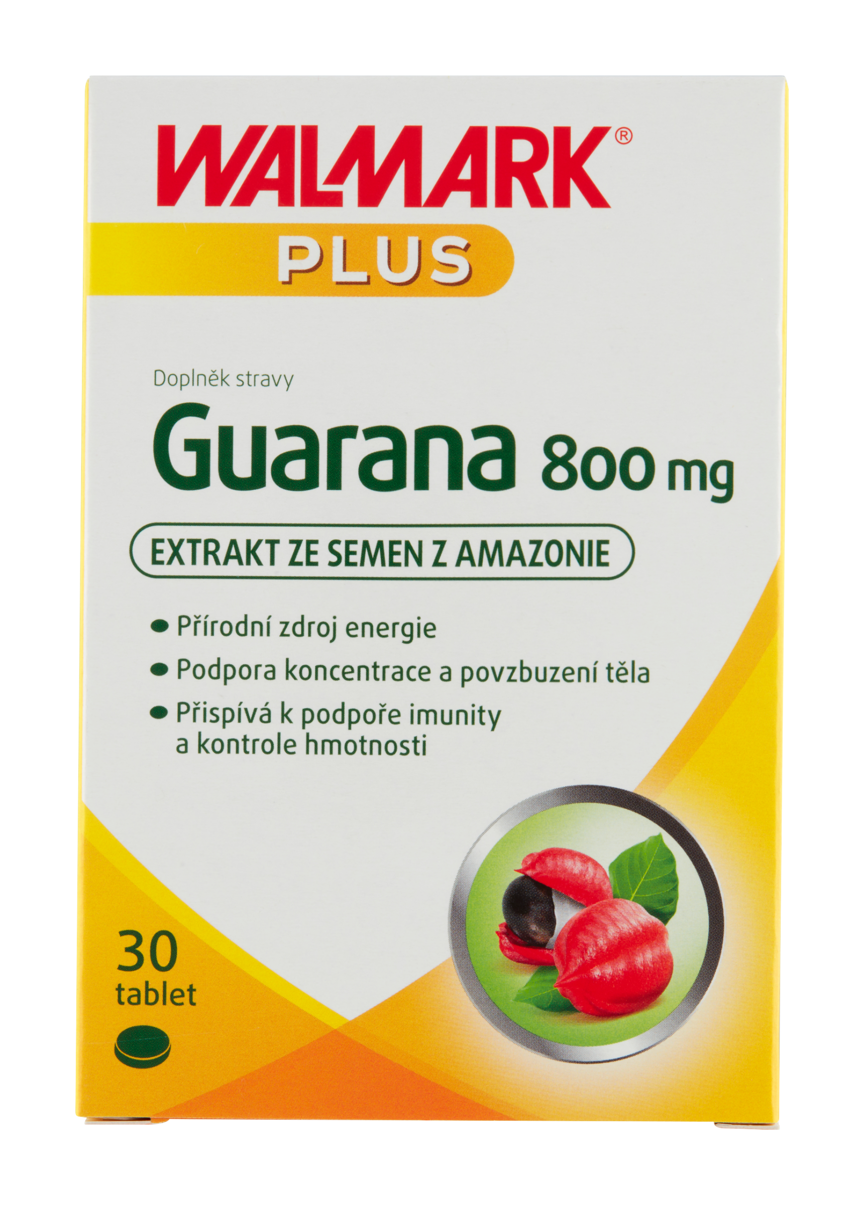 Plus Guarana 800 mg, doplněk stravy