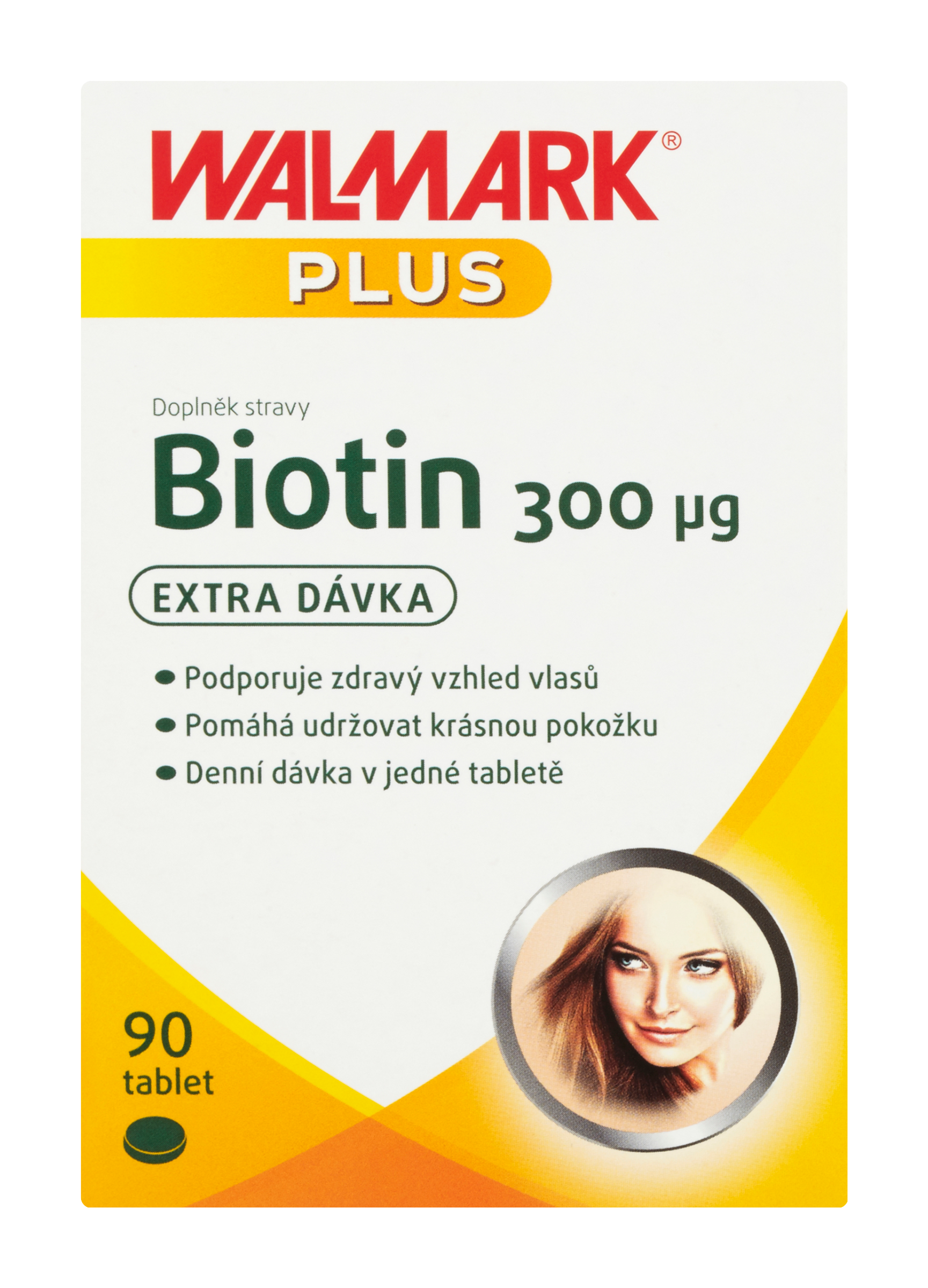 Plus Biotin 300 µg, doplněk stravy