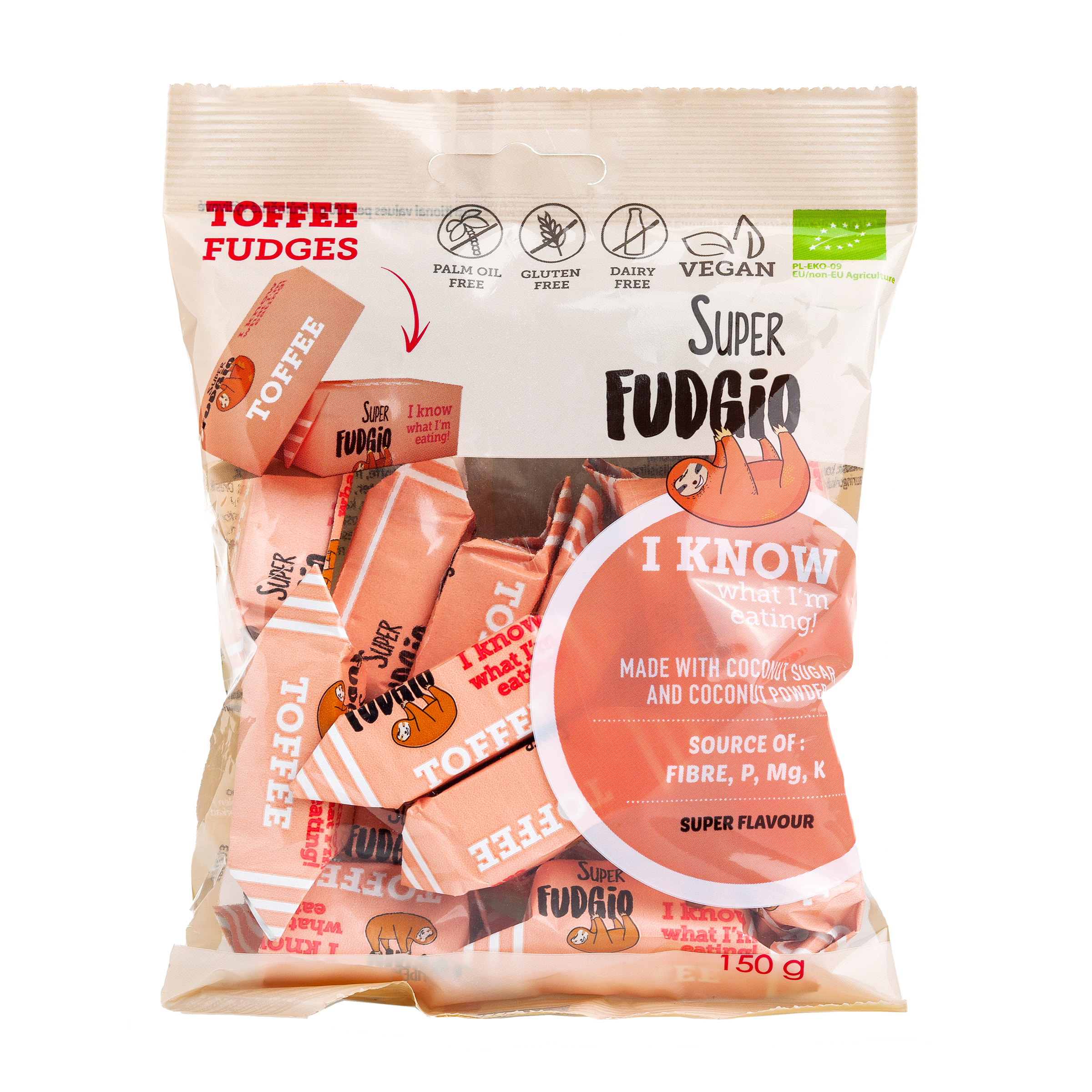 Bio veganské karamely Toffee