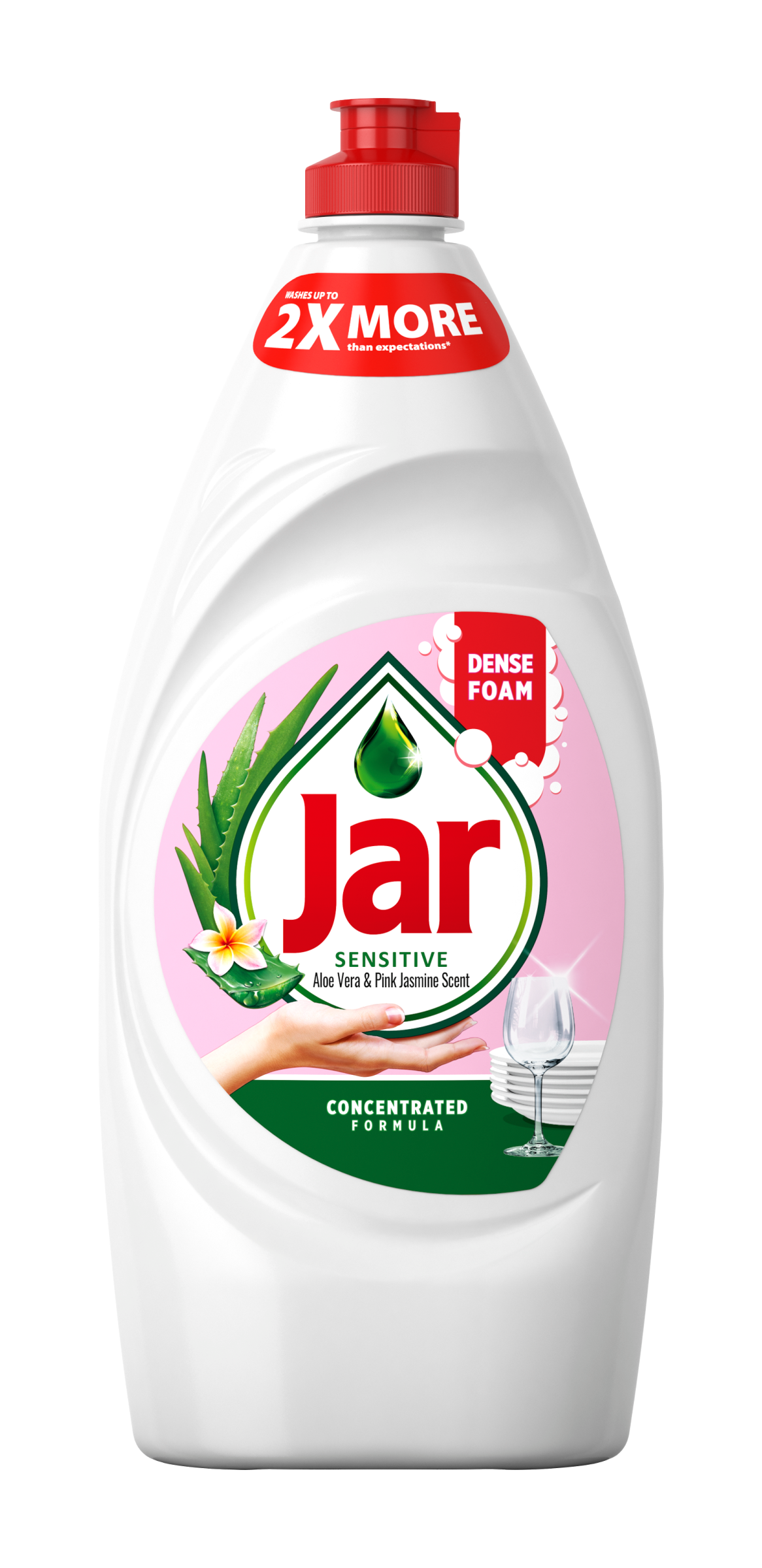 Tekutý prostředek na nádobí Aloe Vera & Pink Jasmin 900 ml