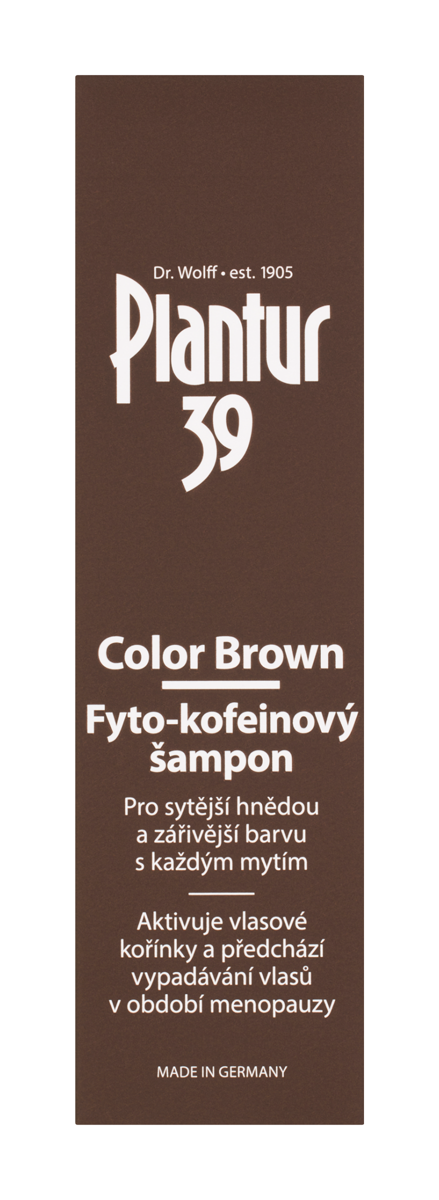 Šampon Color Brown s fyto-kofeinem