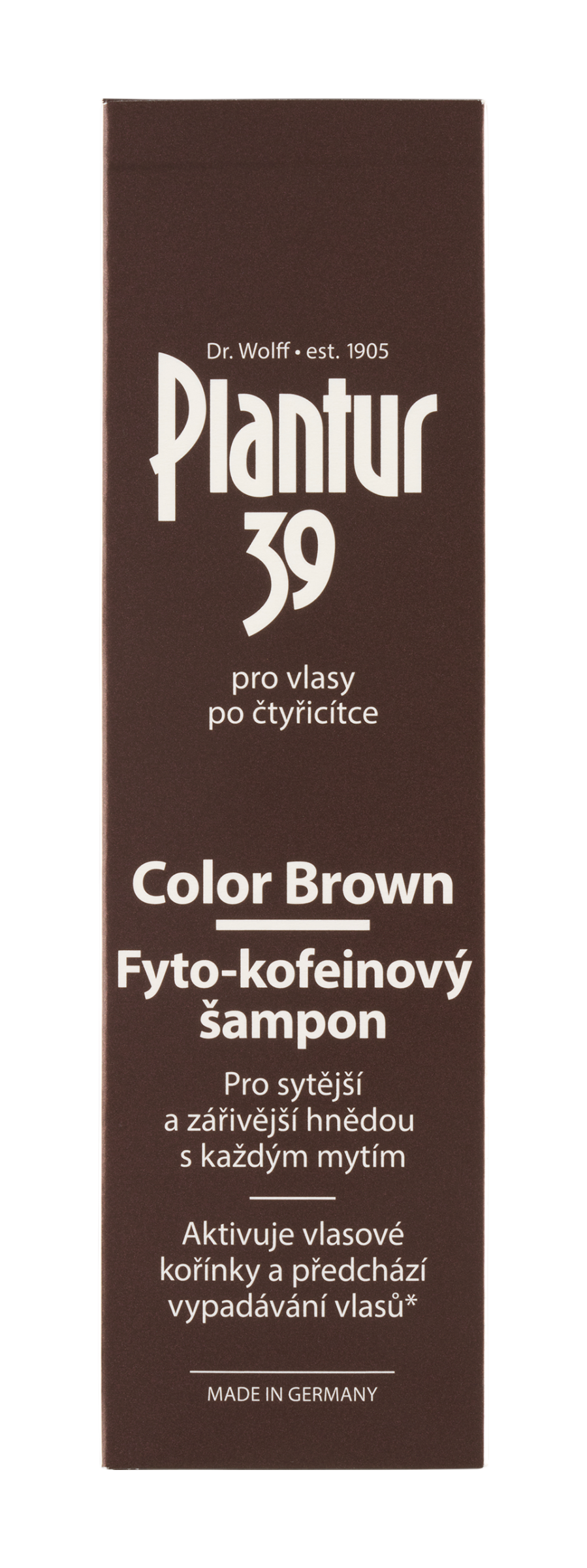 Šampon Color Brown s fyto-kofeinem