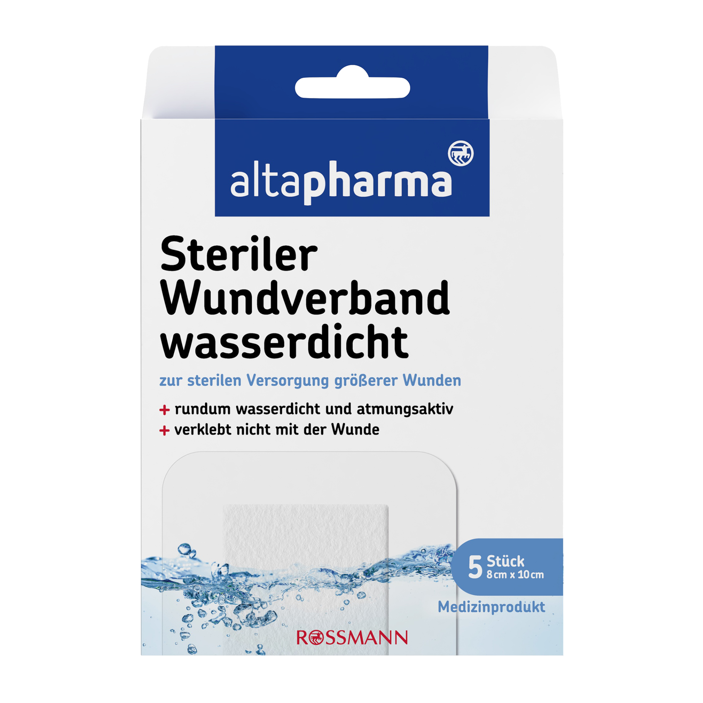 Sterilní náplasti voděodolné