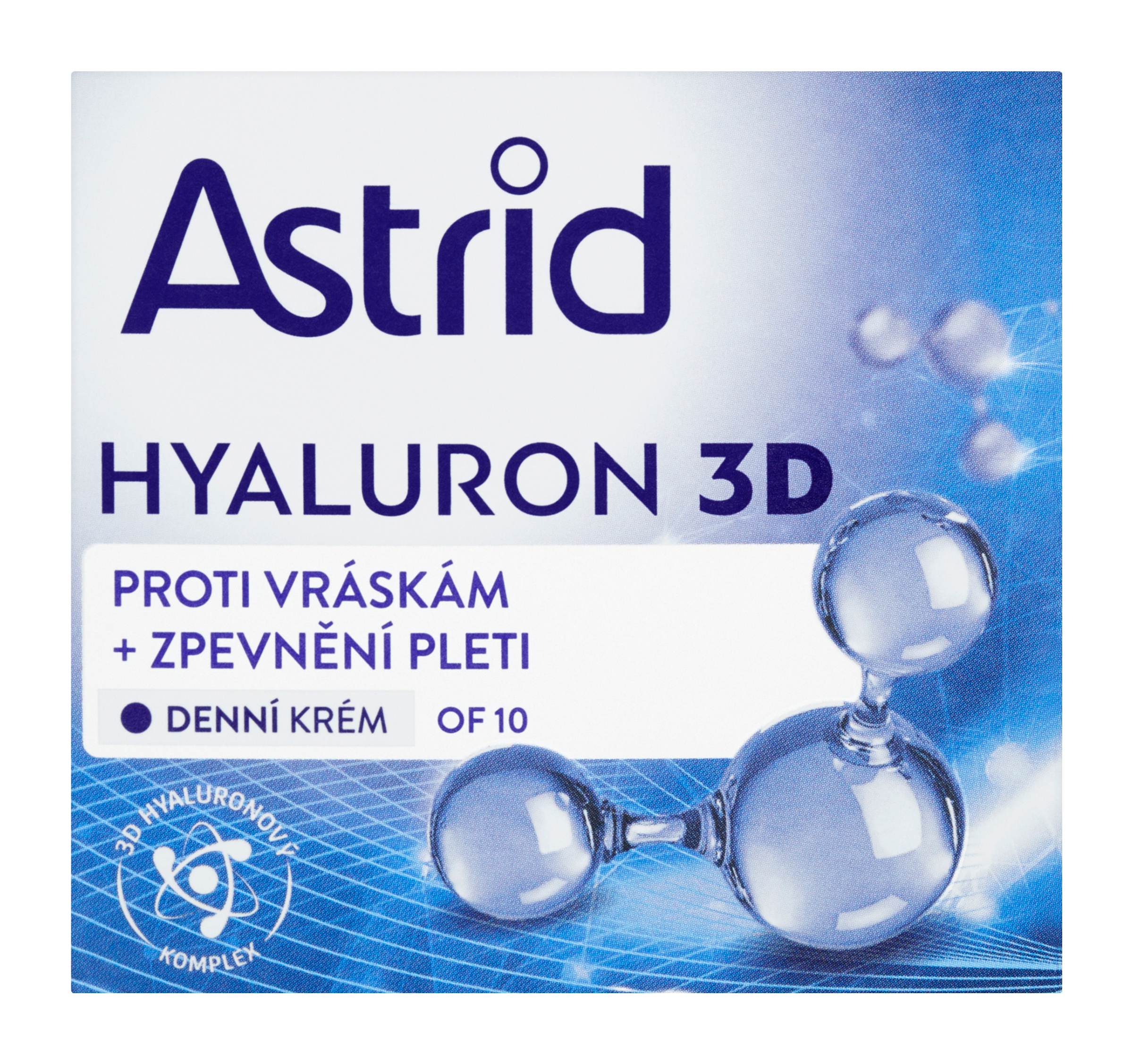 Astrid Hyaluron 3D denní krém proti vráskám + zpevnění pleti OF 10 50ml