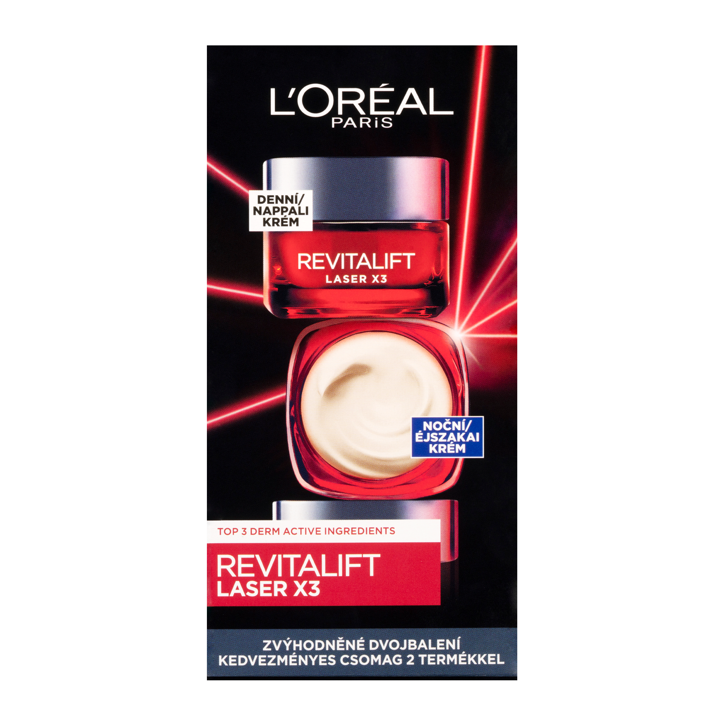 Pleťový krém denní a noční Duopack Revitalift Laser X3