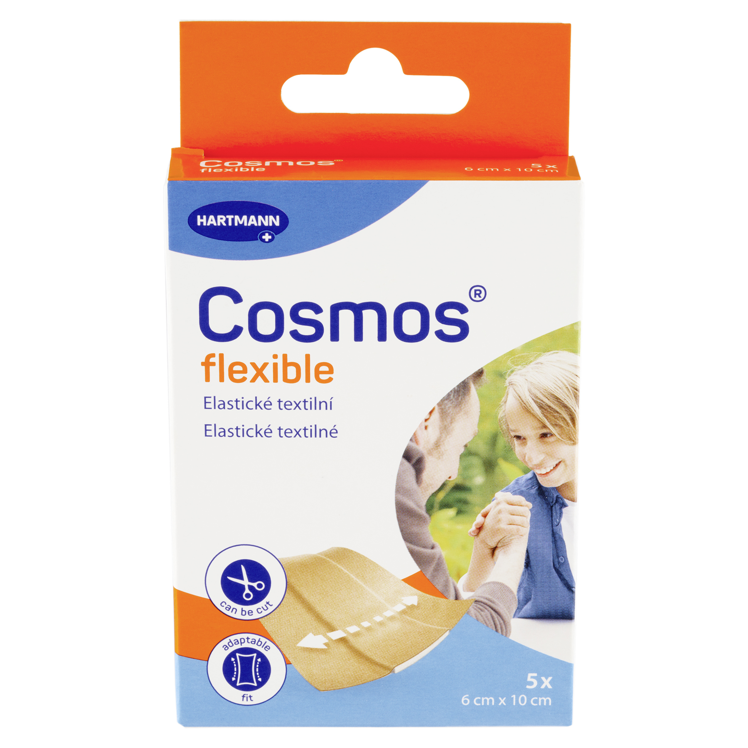 Cosmos Náplast pružná 6x 10 cm 5 ks