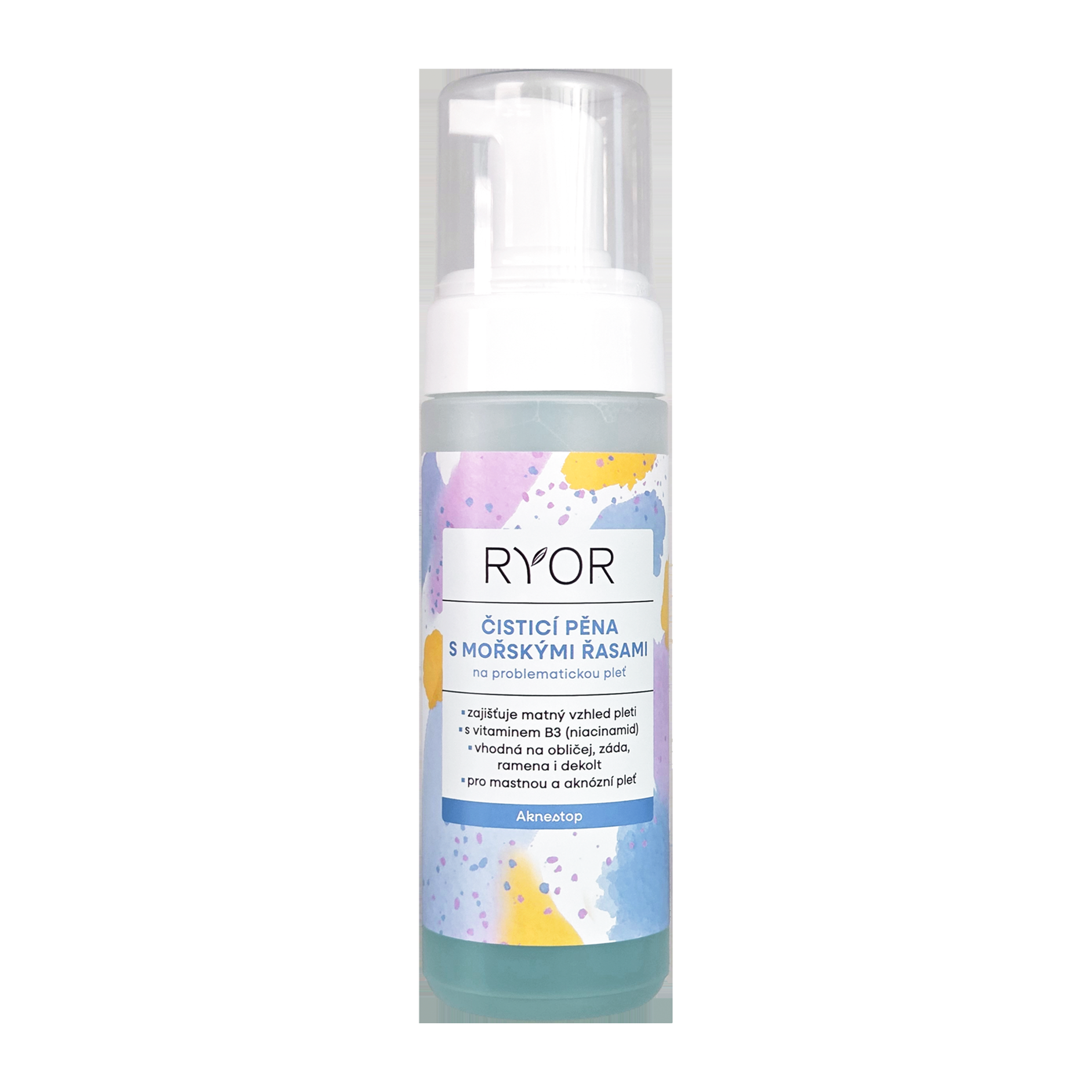 RYOR Pleťová pěna Aknestop s mořskými řasy 150 ml