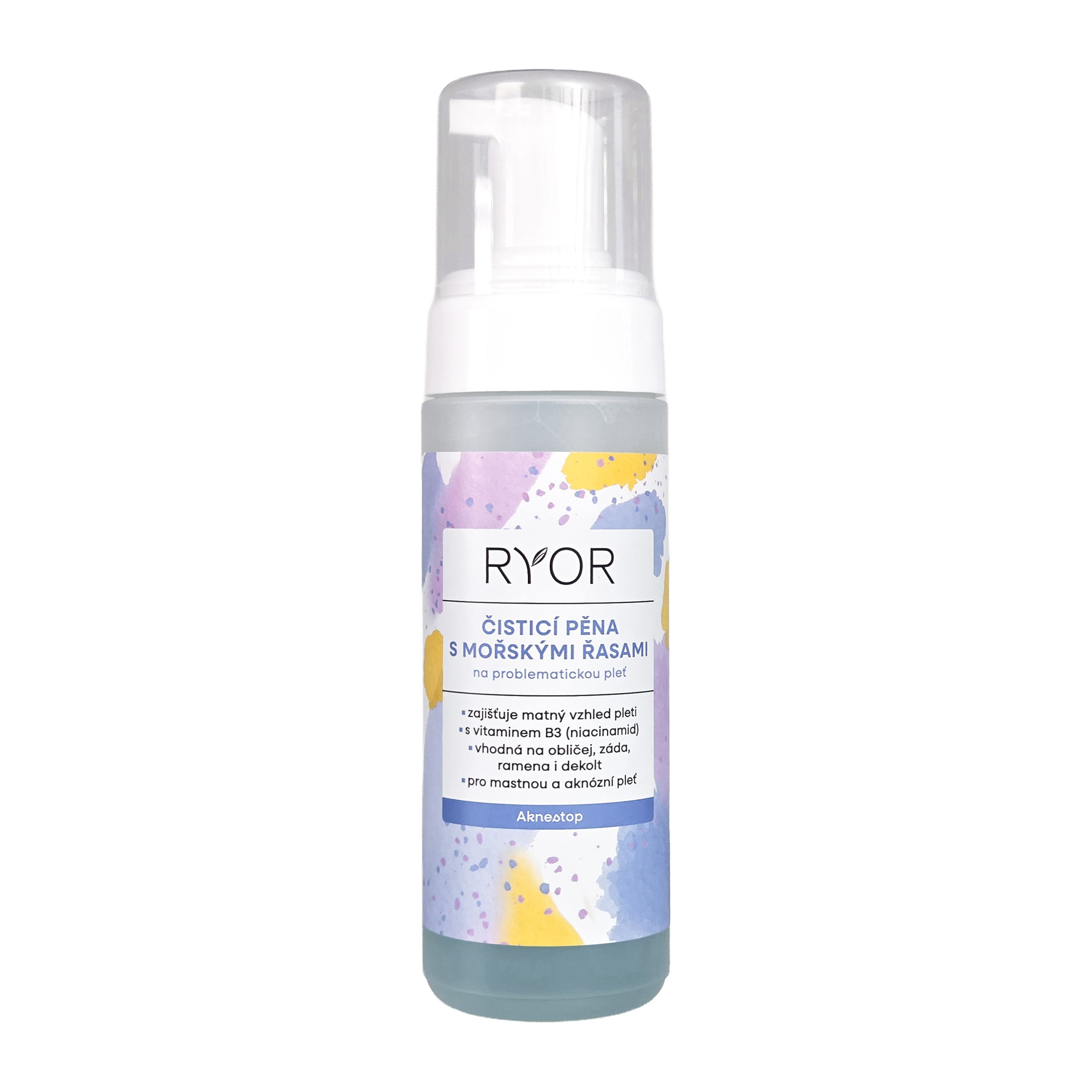 RYOR Pleťová pěna Aknestop s mořskými řasy 150 ml