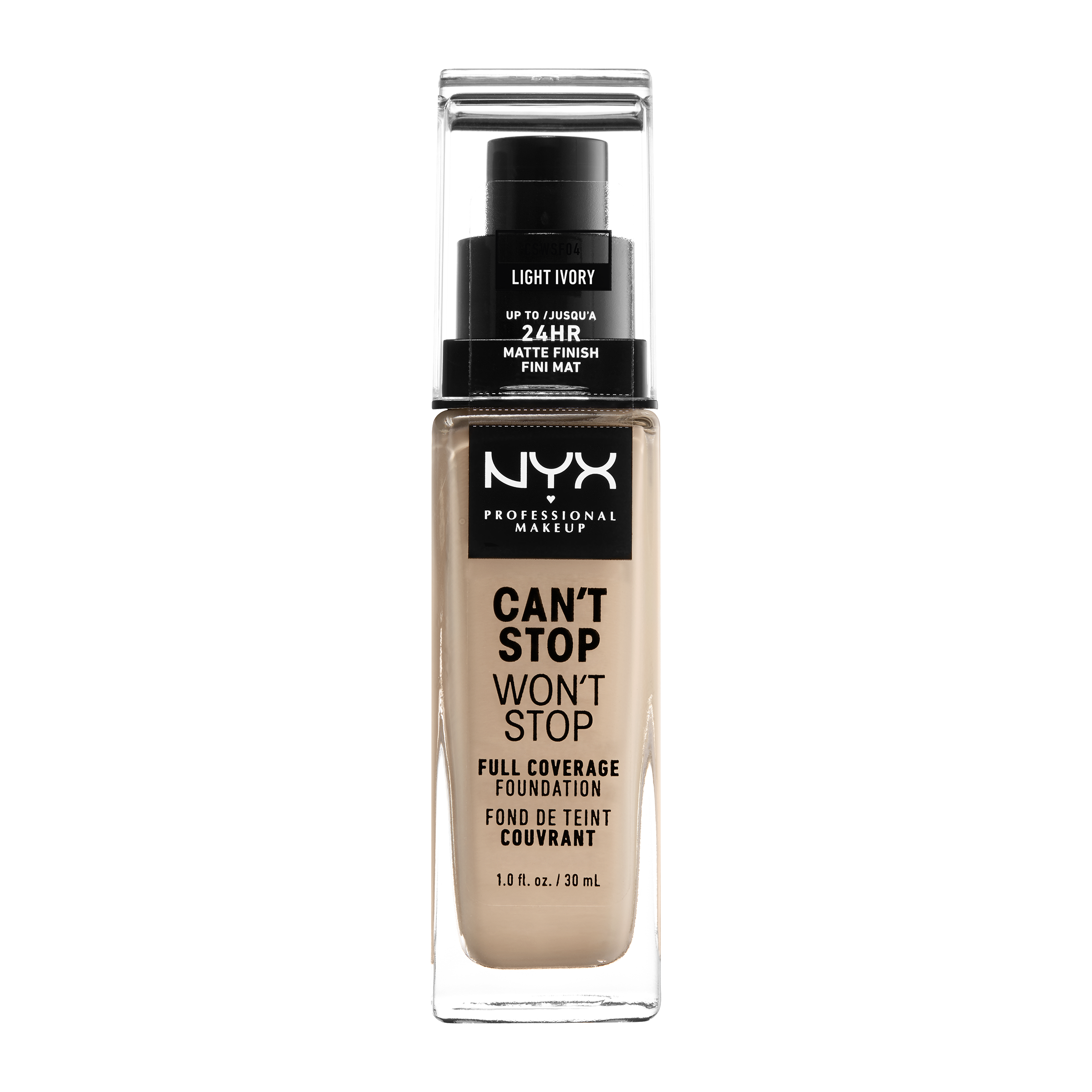 Make-up Can't Stop Won't Stop 24H 04 Light Ivory