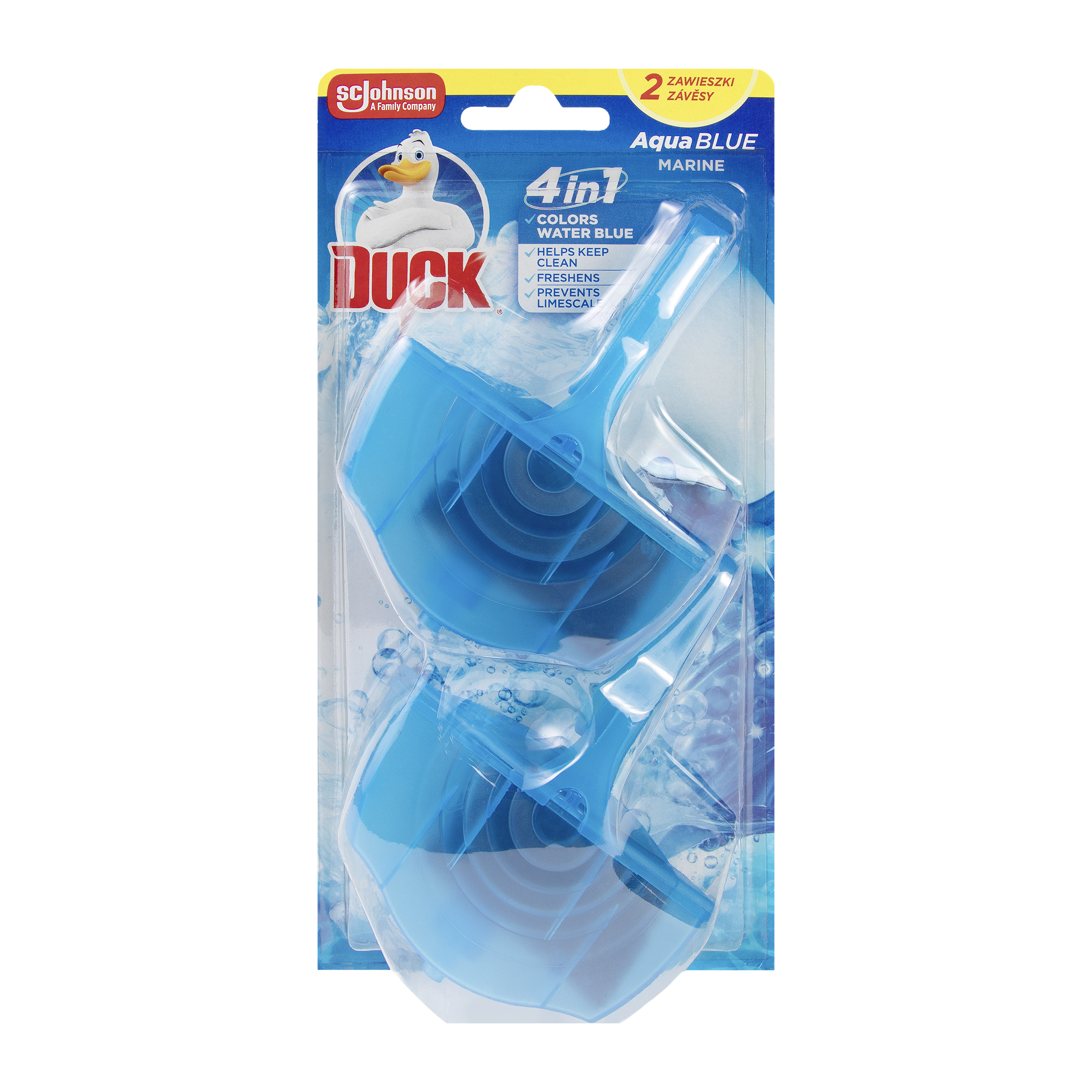 WC blok závěsný Aqua Blue 4 in 1 Marine