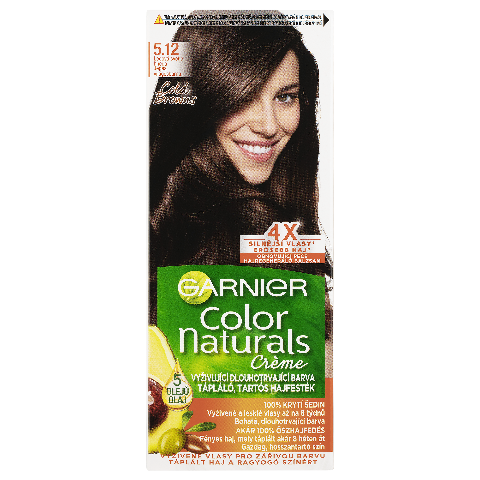 Barva na vlasy Color Naturals 5.12 ledová světle hnědá