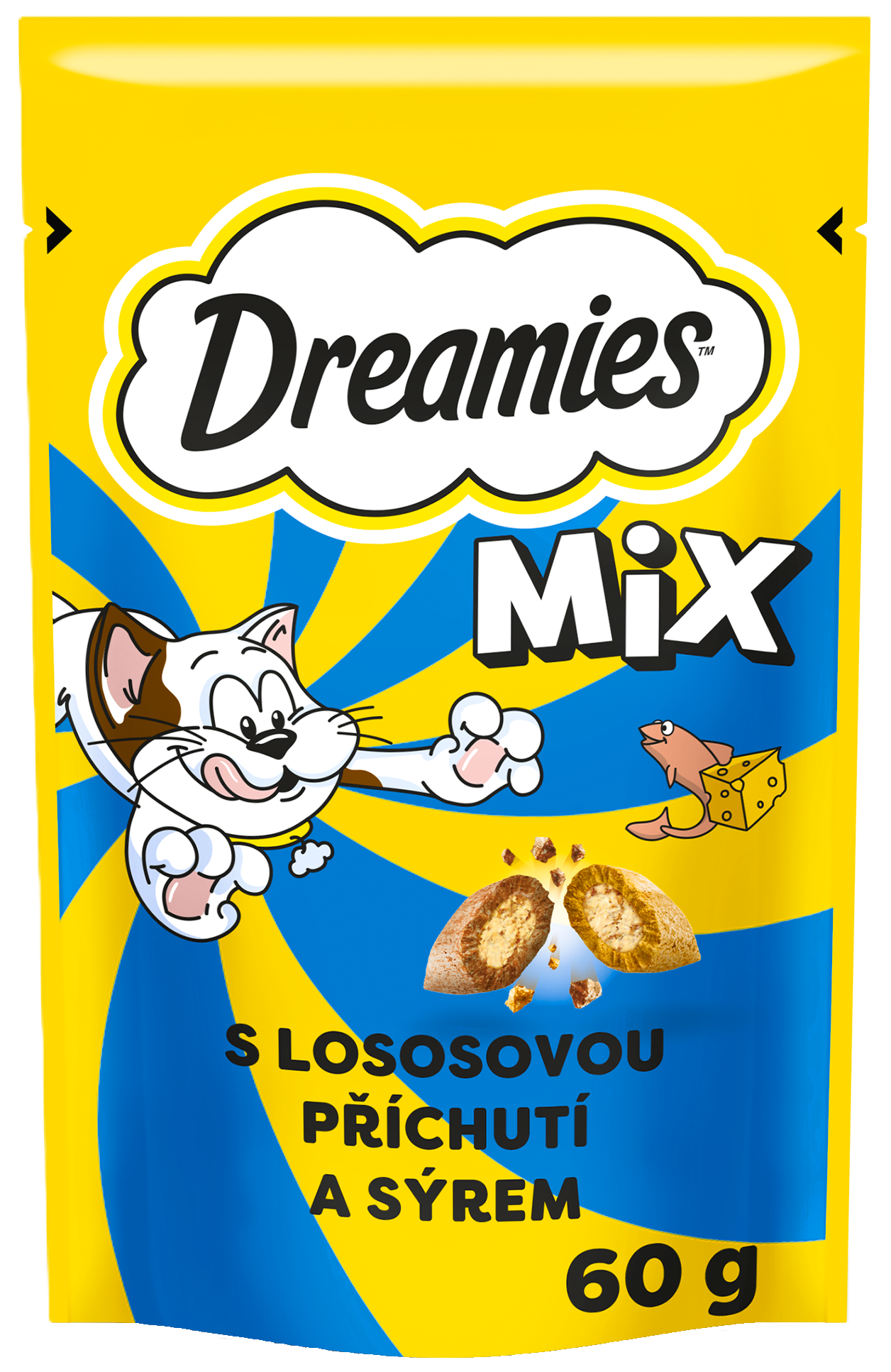 Pochoutky pro kočky lososem a sýrem