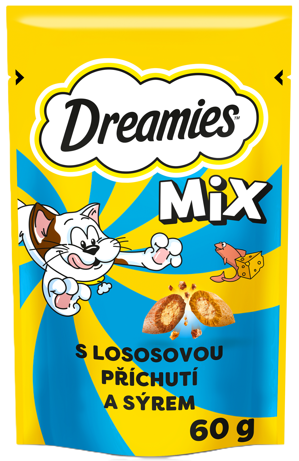 Pochoutky pro kočky lososem a sýrem