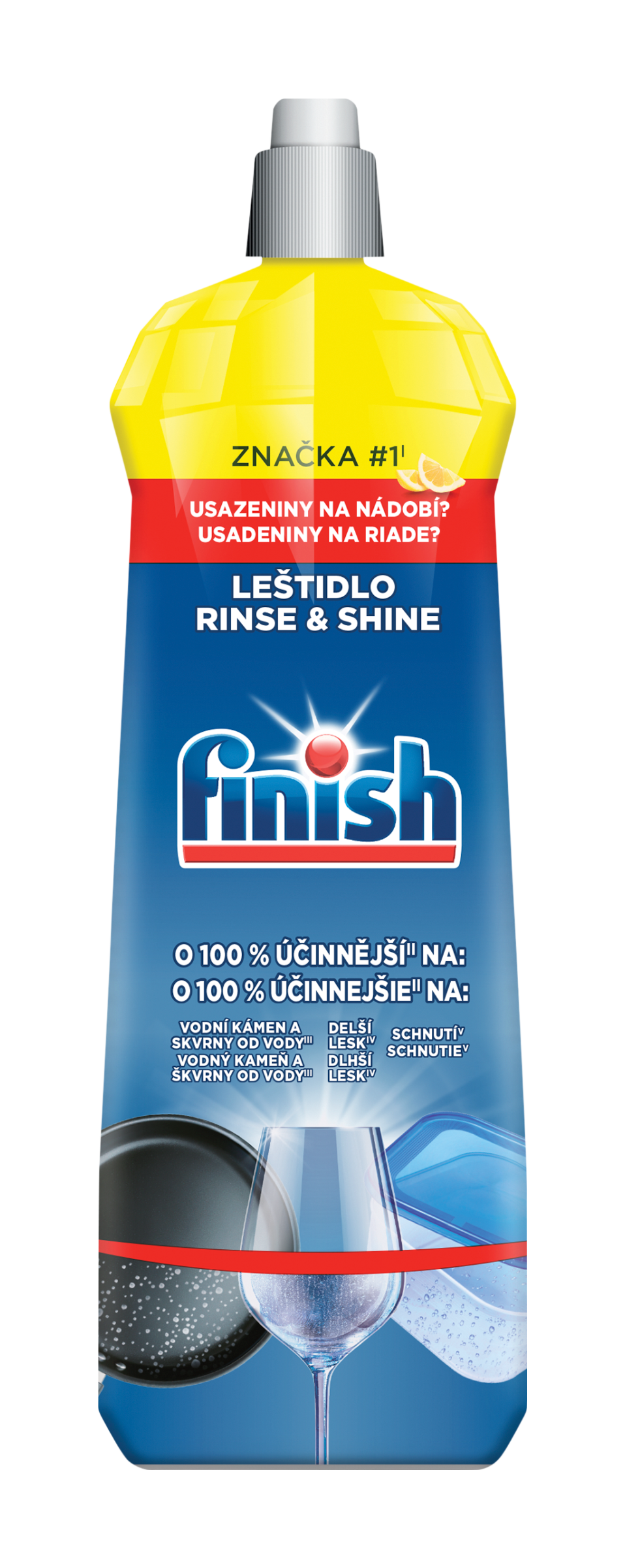 Leštidlo Rinse & Shine Lemon 800 ml