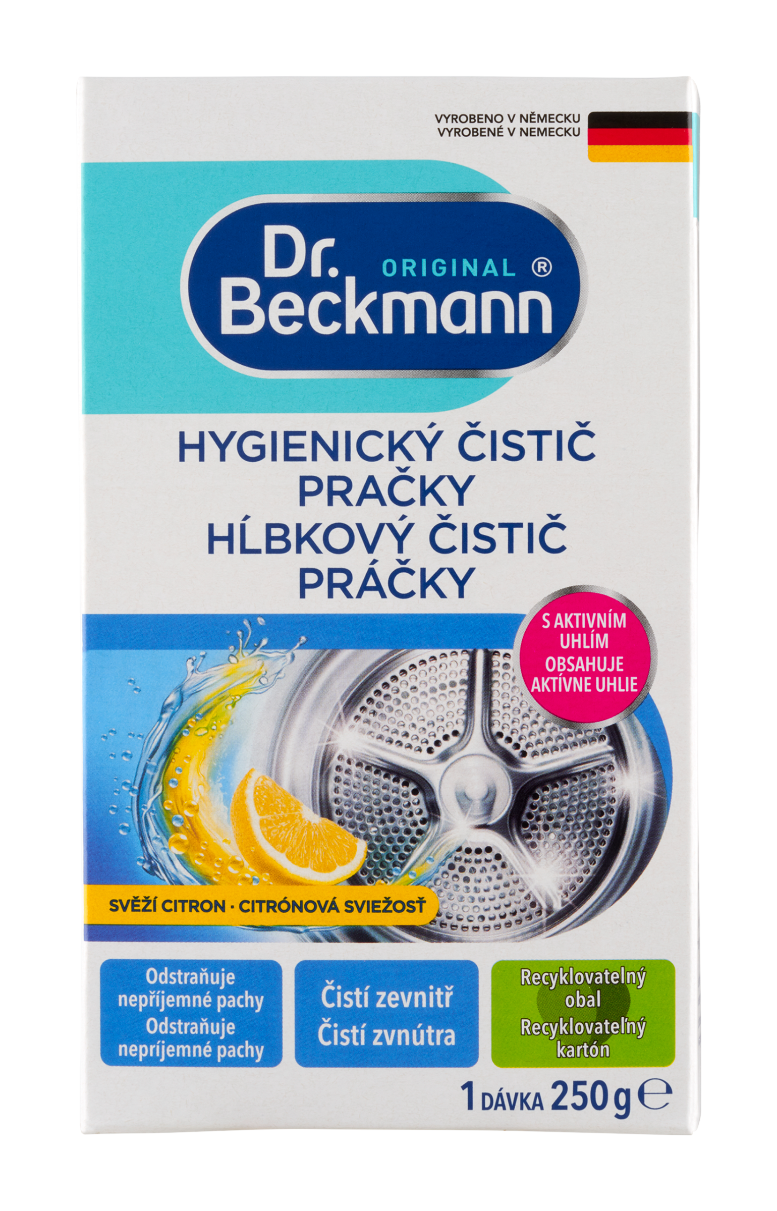 Hygienický čistič pračky